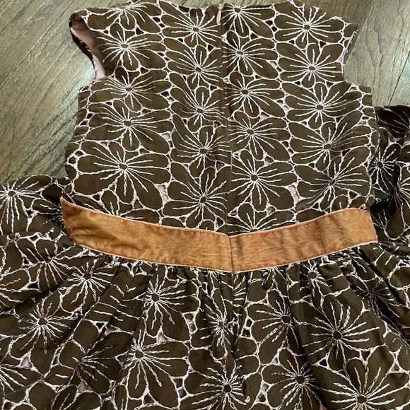 halabaloo NYC beautiful brown dress size 4 - Picture 4 of 6